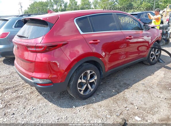 KNDPM3AC6L7801072 2020 KIA SPORTAGE Maroon Tył prawy