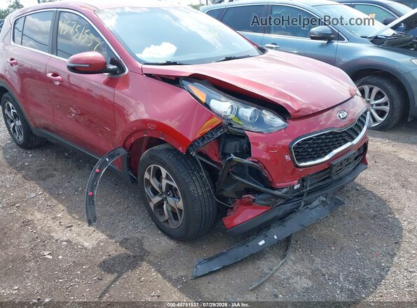 KNDPM3AC6L7801072 2020 KIA SPORTAGE Maroon Widok z przodu