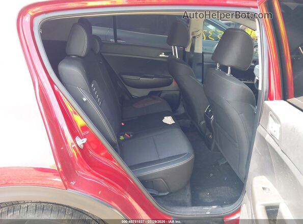 KNDPM3AC6L7801072 2020 KIA SPORTAGE Maroon Widok naklejki z numerem VIN