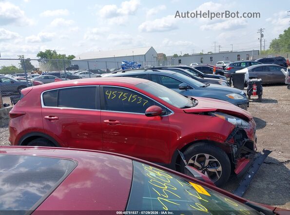 KNDPM3AC6L7801072 2020 KIA SPORTAGE Maroon Widok wnętrza 360 stopni