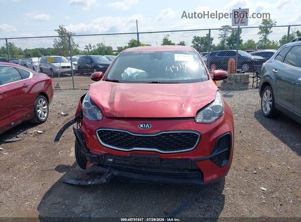 KNDPM3AC6L7801072 2020 KIA SPORTAGE Maroon Widok wnętrza z tyłu