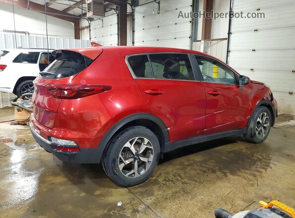KNDPM3AC6M7893379 2021 KIA SPORTAGE Red Հետևի աջ