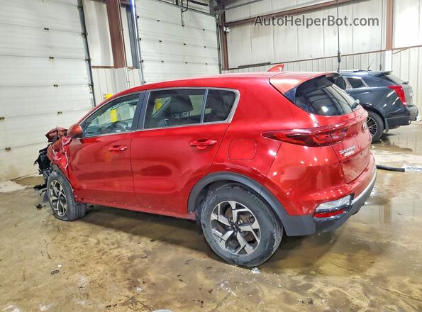 KNDPM3AC6M7893379 2021 KIA SPORTAGE Red Հետևի ձախ