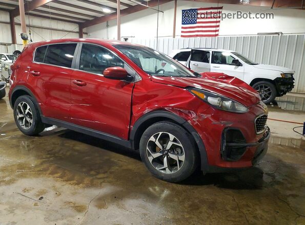 KNDPM3AC6M7893379 2021 KIA SPORTAGE Red Առջևի աջ