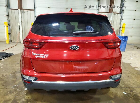 KNDPM3AC6M7893379 2021 KIA SPORTAGE Red Հետևի տեսք
