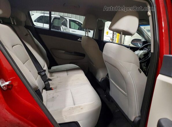 KNDPM3AC6M7893379 2021 KIA SPORTAGE Red Սալոնի հետևի տեսք
