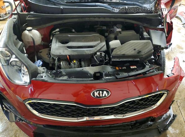 KNDPM3AC6M7893379 2021 KIA SPORTAGE Red Շարժիչի բաժամունքի տեսք