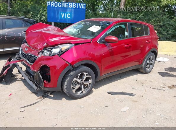 KNDPM3AC6N7975792 2022 KIA SPORTAGE Красный Передняя левая четверть