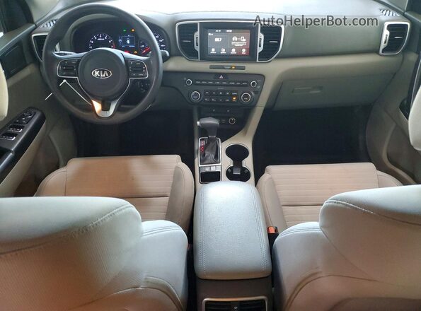 KNDPM3AC7H7034453 2017 KIA SPORTAGE Silver Вид панелі приладів