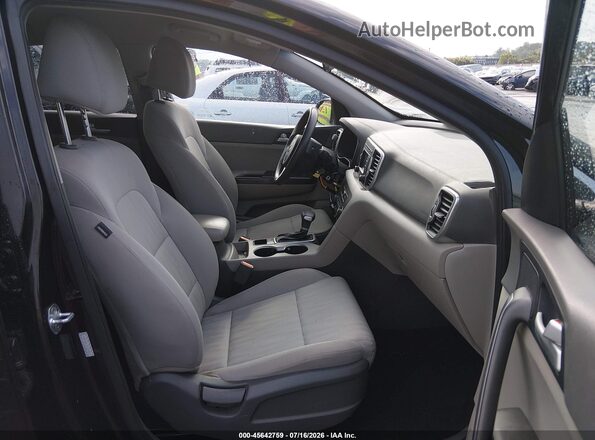 KNDPM3AC7H7219425 2017 KIA SPORTAGE Black Вид салону спереду
