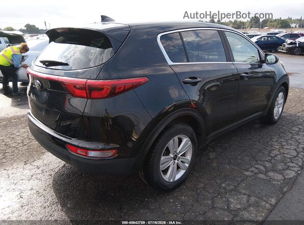 KNDPM3AC7H7219425 2017 KIA SPORTAGE Black Задня права чверть