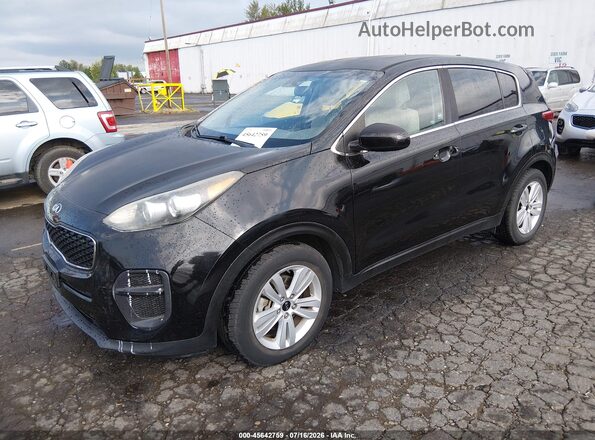 KNDPM3AC7H7219425 2017 KIA SPORTAGE Black Передня ліва чверть