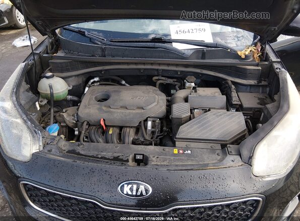 KNDPM3AC7H7219425 2017 KIA SPORTAGE Black Вид ззаду