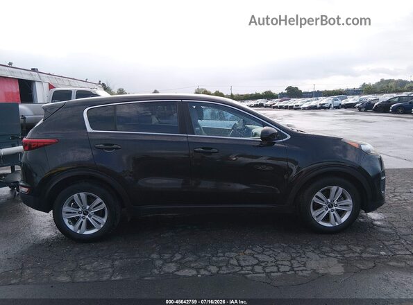 KNDPM3AC7H7219425 2017 KIA SPORTAGE Black Вид щитка приладів