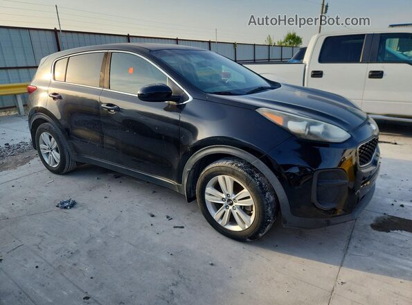 KNDPM3AC7J7392870 2018 KIA SPORTAGE Черный Передняя правая четверть