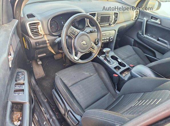 KNDPM3AC7J7392870 2018 KIA SPORTAGE Черный Вид панели приборов