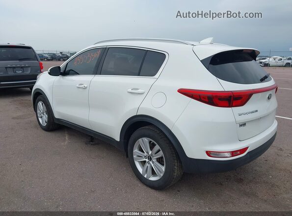 KNDPM3AC7J7478812 2018 KIA SPORTAGE White Tył lewy