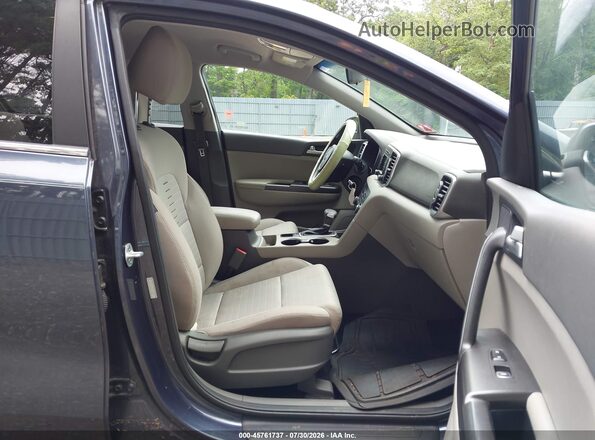 KNDPM3AC7J7485937 2018 KIA SPORTAGE Blue წინა სალონის ხედი