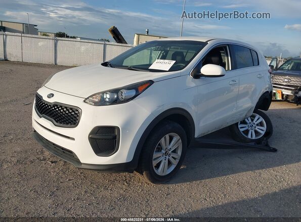 KNDPM3AC7K7615457 2019 KIA SPORTAGE White Vista tres cuartos delantera izquierda