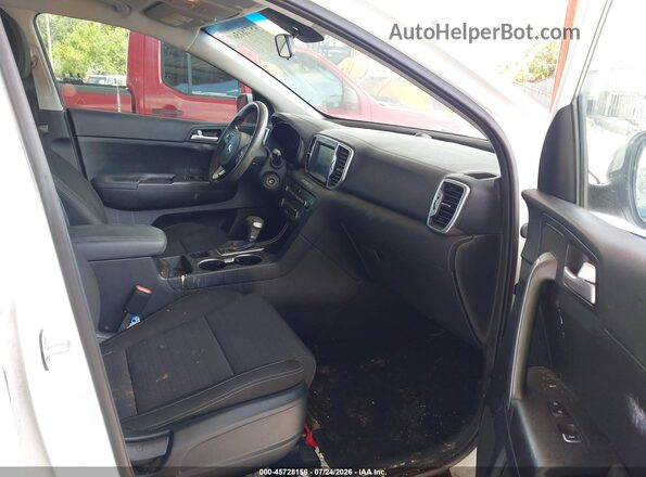 KNDPM3AC7K7625972 2019 KIA SPORTAGE White წინა სალონის ხედი