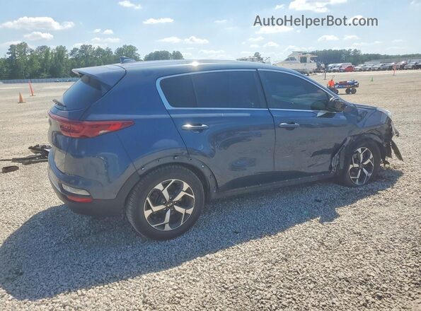 KNDPM3AC7M7935624 2021 KIA SPORTAGE Blue უკანა მარჯვენა