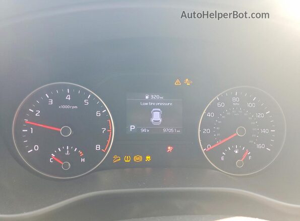 KNDPM3AC7M7935624 2021 KIA SPORTAGE Blue ხელსაწყოთა პანელის ხედი