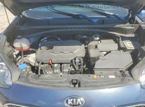 KNDPM3AC7M7935624 2021 KIA SPORTAGE Blue ძრავის განყოფილების ხედი