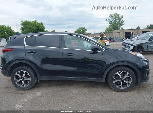 KNDPM3AC7N7011444 2022 KIA SPORTAGE Black Widok wnętrza z tyłu