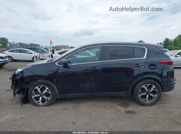 KNDPM3AC7N7011444 2022 KIA SPORTAGE Black Widok wnętrza 360 stopni