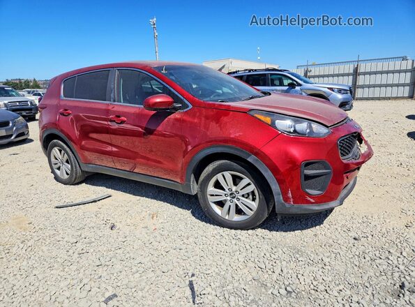 KNDPM3AC8H7150096 2017 KIA SPORTAGE Красный Передняя правая четверть