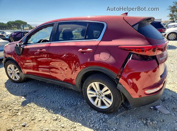 KNDPM3AC8H7150096 2017 KIA SPORTAGE Красный Задняя левая четверть