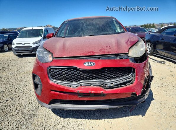 KNDPM3AC8H7150096 2017 KIA SPORTAGE Красный Вид спереди