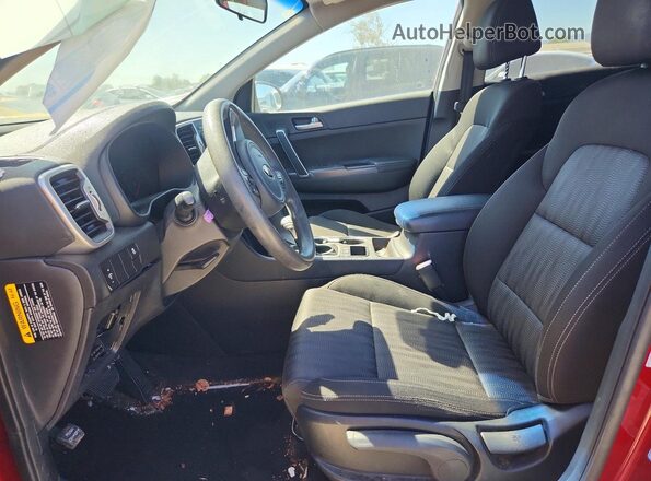 KNDPM3AC8H7150096 2017 KIA SPORTAGE Красный Вид салона спереди