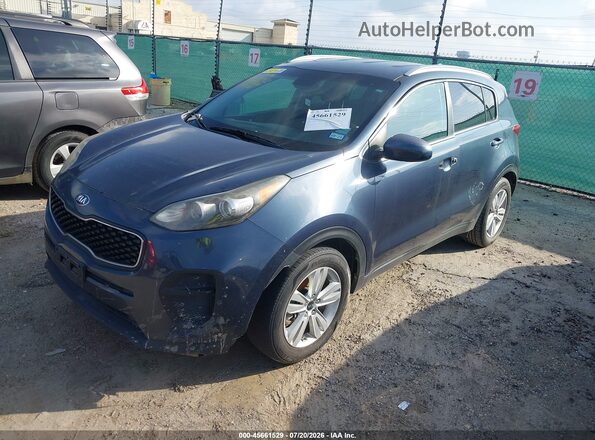 KNDPM3AC8H7227582 2017 KIA SPORTAGE Blue Front left