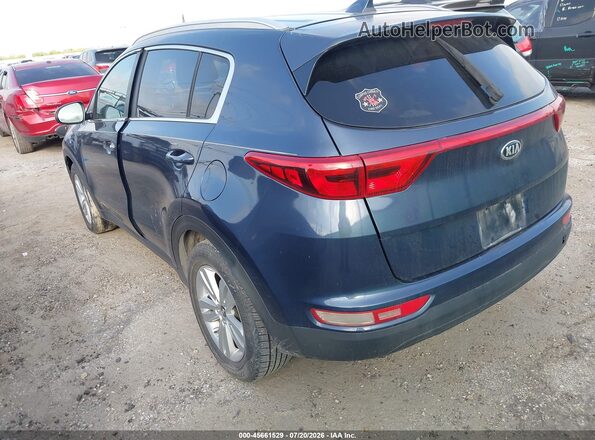 KNDPM3AC8H7227582 2017 KIA SPORTAGE Blue Rear left