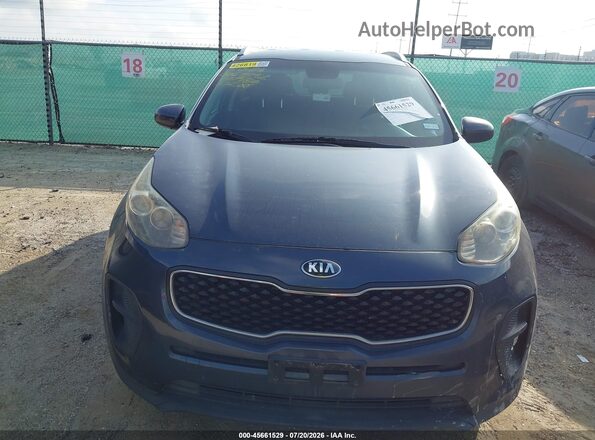 KNDPM3AC8H7227582 2017 KIA SPORTAGE Blue Dashboard view