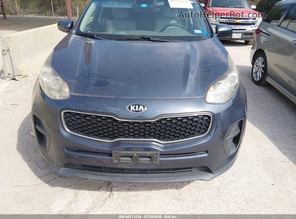 KNDPM3AC8H7234256 2017 KIA SPORTAGE Blue ხელსაწყოთა პანელის ხედი