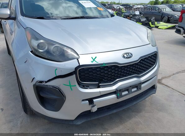 KNDPM3AC8J7329731 2018 KIA SPORTAGE Silver Vista frontal