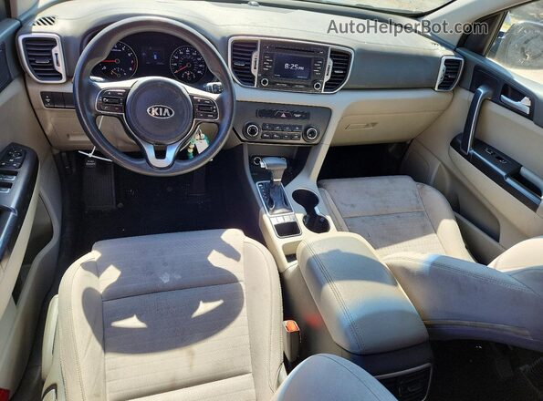 KNDPM3AC8J7338221 2018 KIA SPORTAGE Black Առջևի վահանակի տեսք
