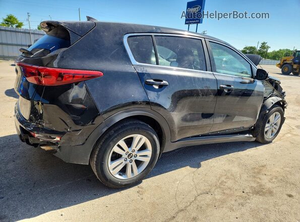 KNDPM3AC8J7338221 2018 KIA SPORTAGE Black Հետևի աջ