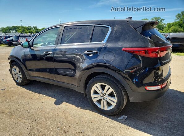 KNDPM3AC8J7338221 2018 KIA SPORTAGE Black Հետևի ձախ