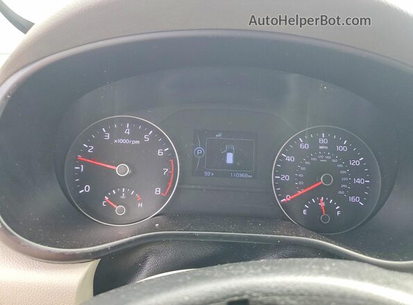 KNDPM3AC8J7364978 2018 KIA SPORTAGE Red ხელსაწყოთა პანელის ხედი