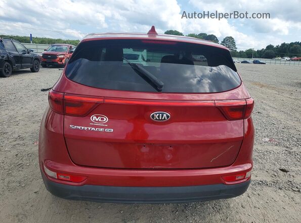 KNDPM3AC8J7364978 2018 KIA SPORTAGE Red უკანა ხედი