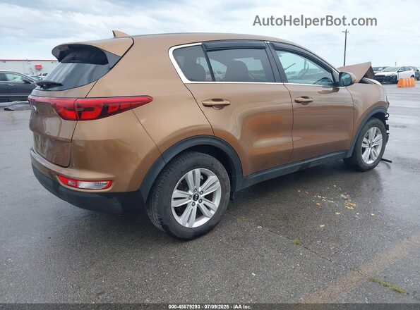 KNDPM3AC8J7370800 2018 KIA SPORTAGE Brown Rear right