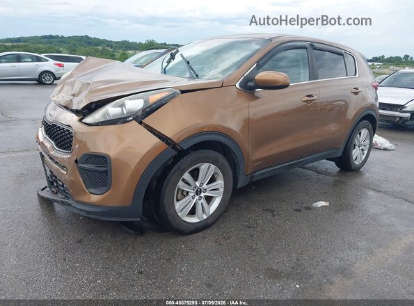 KNDPM3AC8J7370800 2018 KIA SPORTAGE Brown Front left