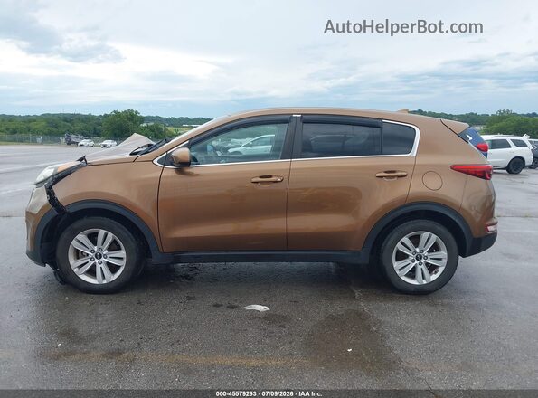 KNDPM3AC8J7370800 2018 KIA SPORTAGE Brown 360 interior view