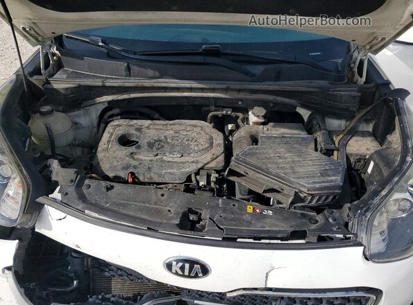KNDPM3AC8J7467673 2018 KIA SPORTAGE White Շարժիչի բաժամունքի տեսք