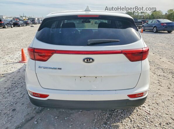 KNDPM3AC8J7467673 2018 KIA SPORTAGE White Հետևի տեսք