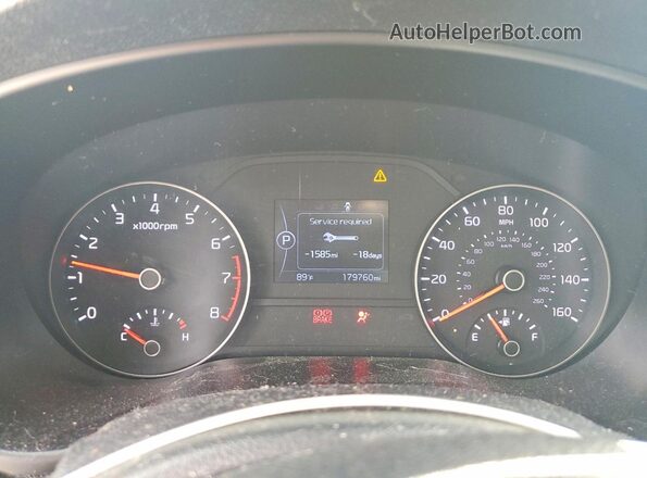 KNDPM3AC8J7470797 2018 KIA SPORTAGE Белый Вид щитка приборов