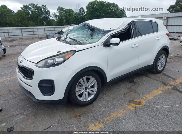 KNDPM3AC8K7491747 2019 KIA SPORTAGE White Առջևի ձախ երեք քառորդ տեսարան
